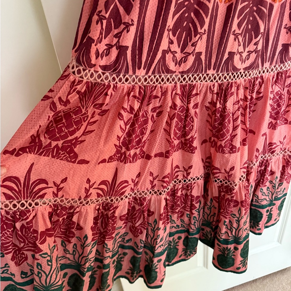 NWT Farm Rio Ainika Mccaws Print Maxi Dress Medium - Picture 5 of 8